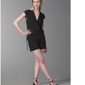 Theory Cerin Black Jumpsuit Womens Size Small